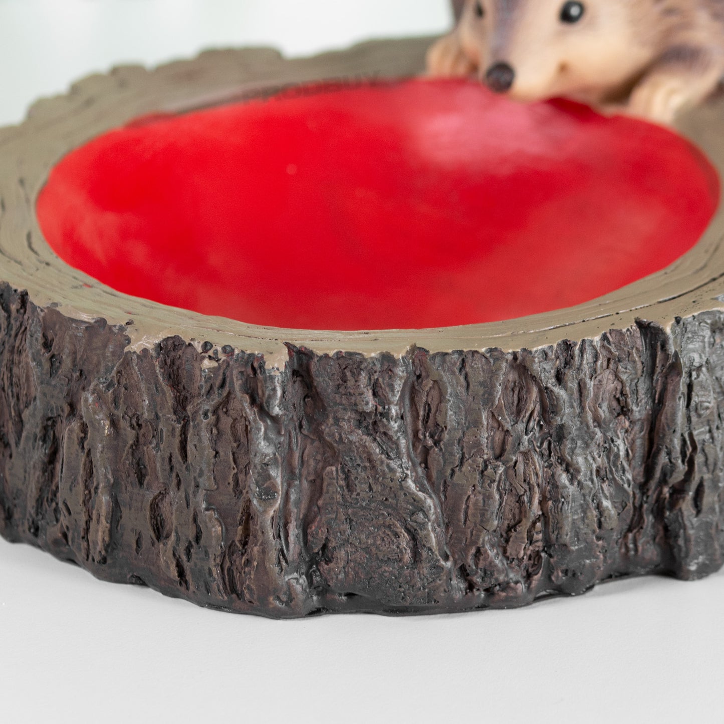 Hedgehog Food Feeder Bowl Plate Garden Ornament