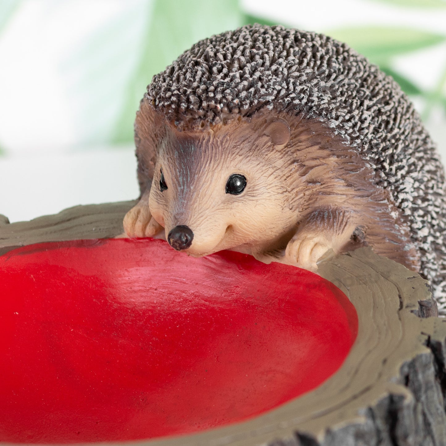 Hedgehog Food Feeder Bowl Plate Garden Ornament