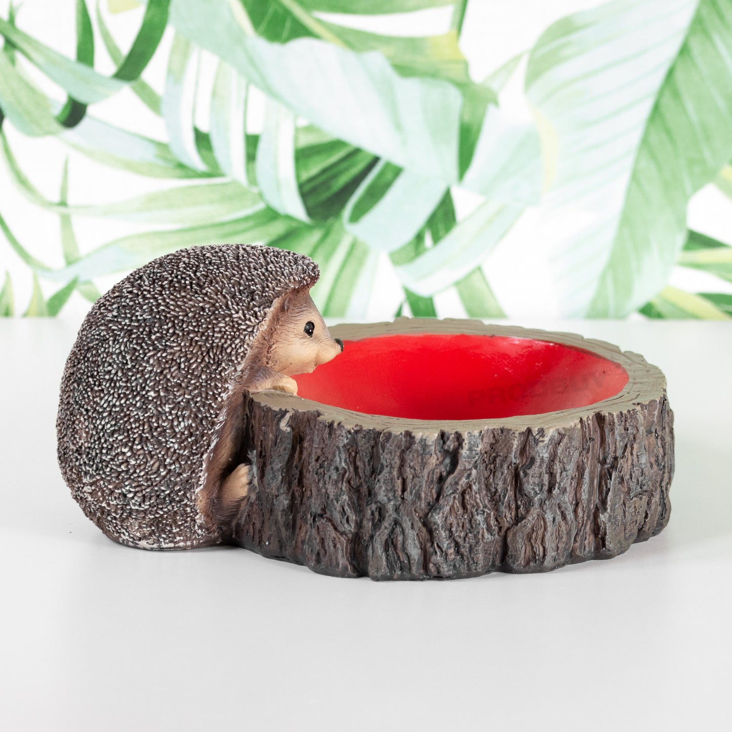 Hedgehog Food Feeder Bowl Plate Garden Ornament