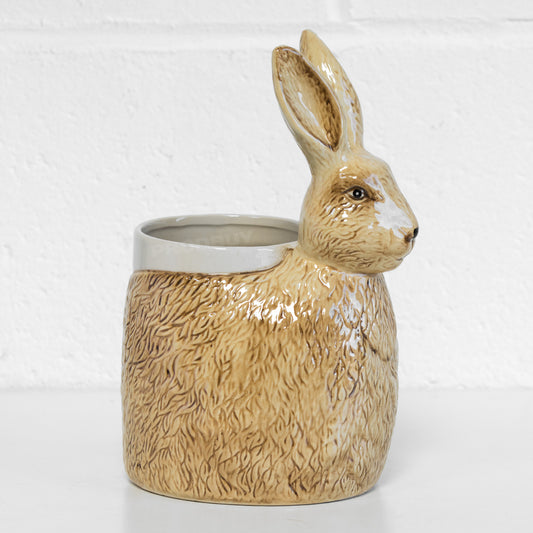 Rabbit Hare Kitchen Utensil Storage Pot