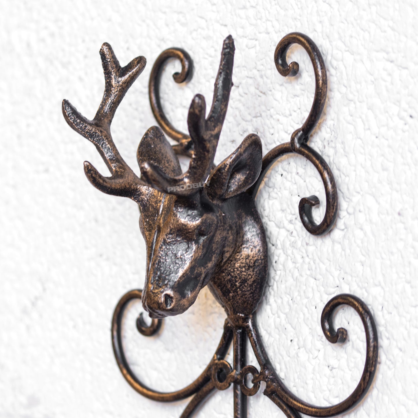 Stag Wall Mounted Metal Candle Holder