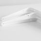 Basic White Metal Shelf Brackets