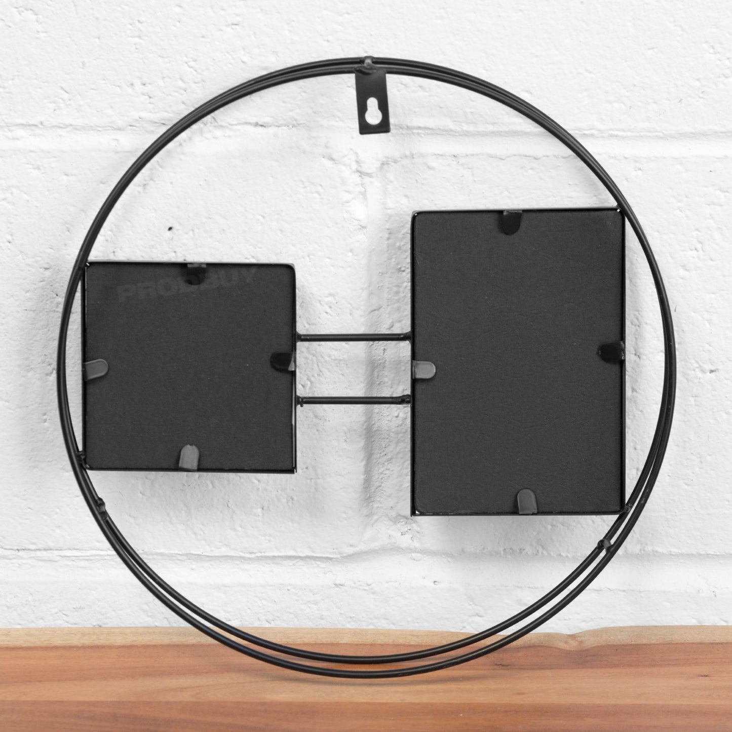 Round 30cm Black Metal Wall Photo Picture Frame