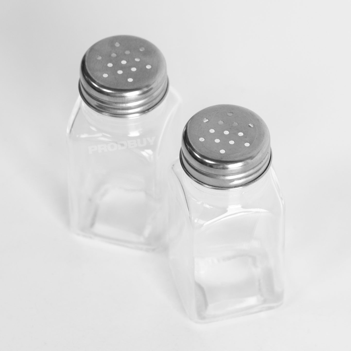 Small Glass Salt & Pepper Pots