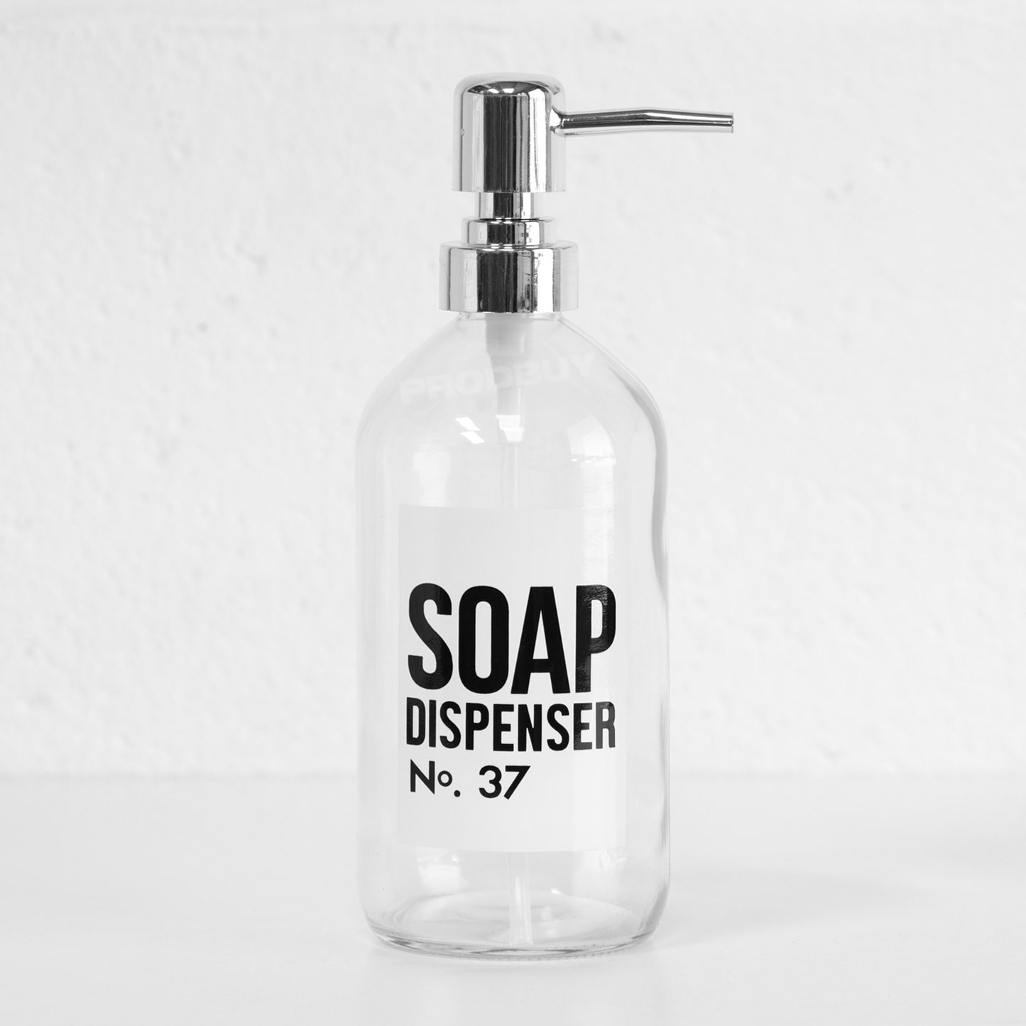 Glass 'Liquid Soap' Lotion Dispenser