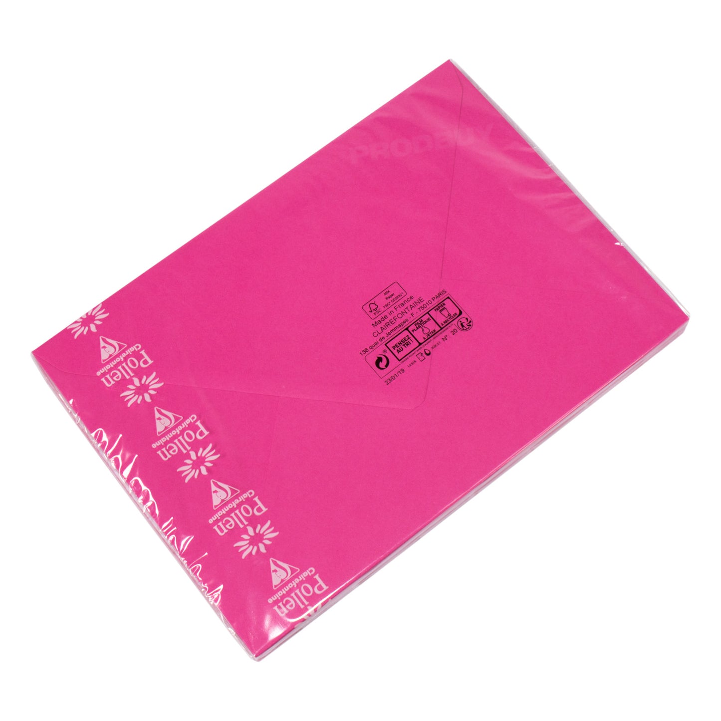 Set of 40 High Quality Plain C5 Envelopes 120gsm with 'Rose Fuchsia' Pink Colour