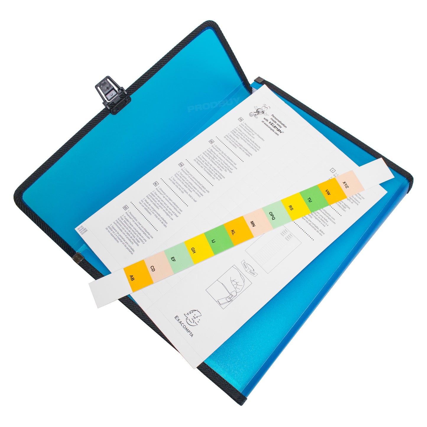 A4 Expanding File A-Z 12 Part Organiser Paperwork Folder Wallet