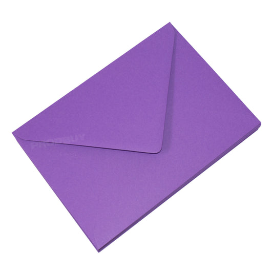 Set of 40 High Quality Plain C5 Envelopes 120gsm with 'Intensive Lilac' Purple Colour