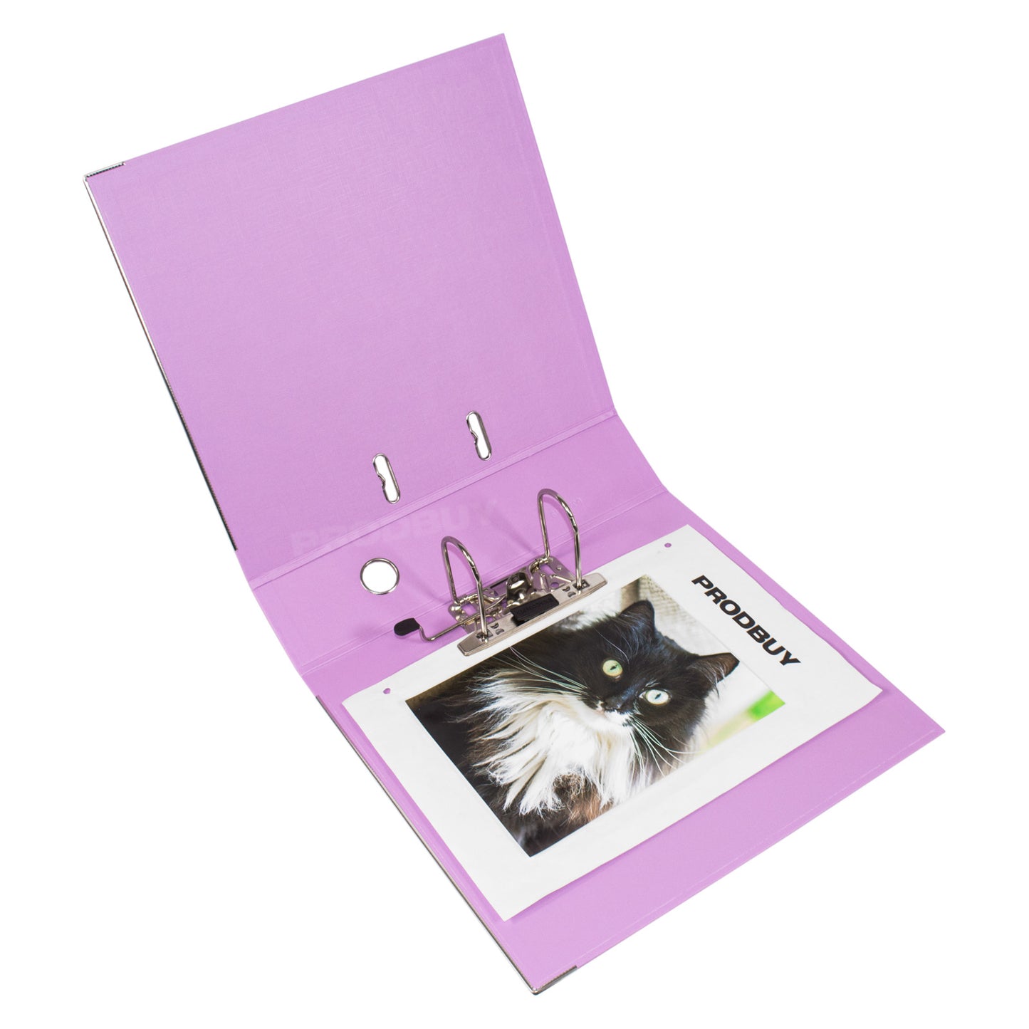 Set of 3 Premium Lever Arch Files A4 80mm with Purple / Lilac / Fuchsia Colours