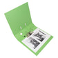 Set of 3 Colour Lever Arch Files A4 70mm PVC - Dark & Light Green Forest Shades