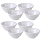 Miniature White Ceramic Pinch Pots / Serving Bowls Dishes