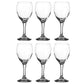 Set of 6 Small 210ml Small Wine Glasses
