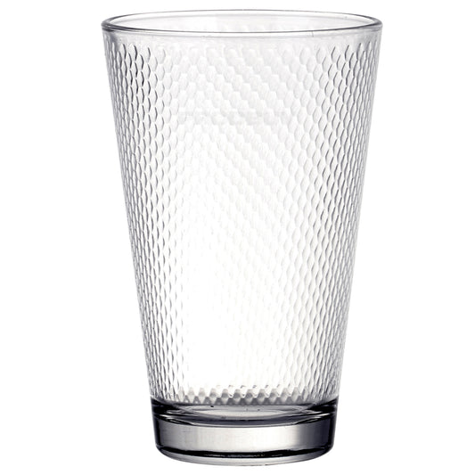 Set of 6 Honeycomb Glass High Ball Tumblers