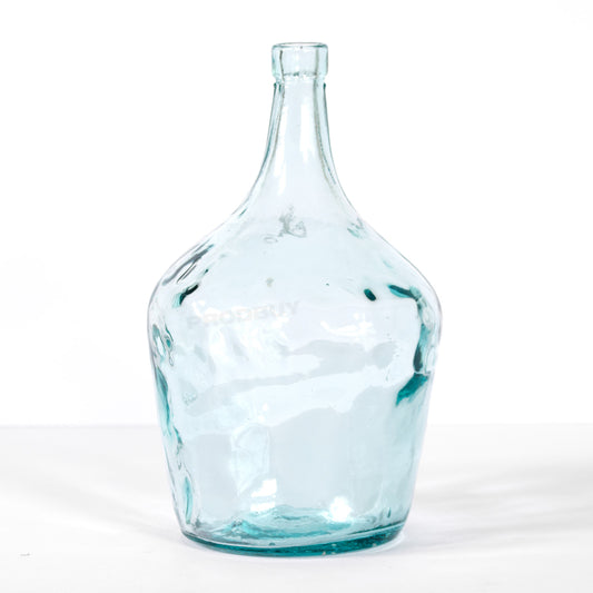 26cm Clear Recycled Glass Vase