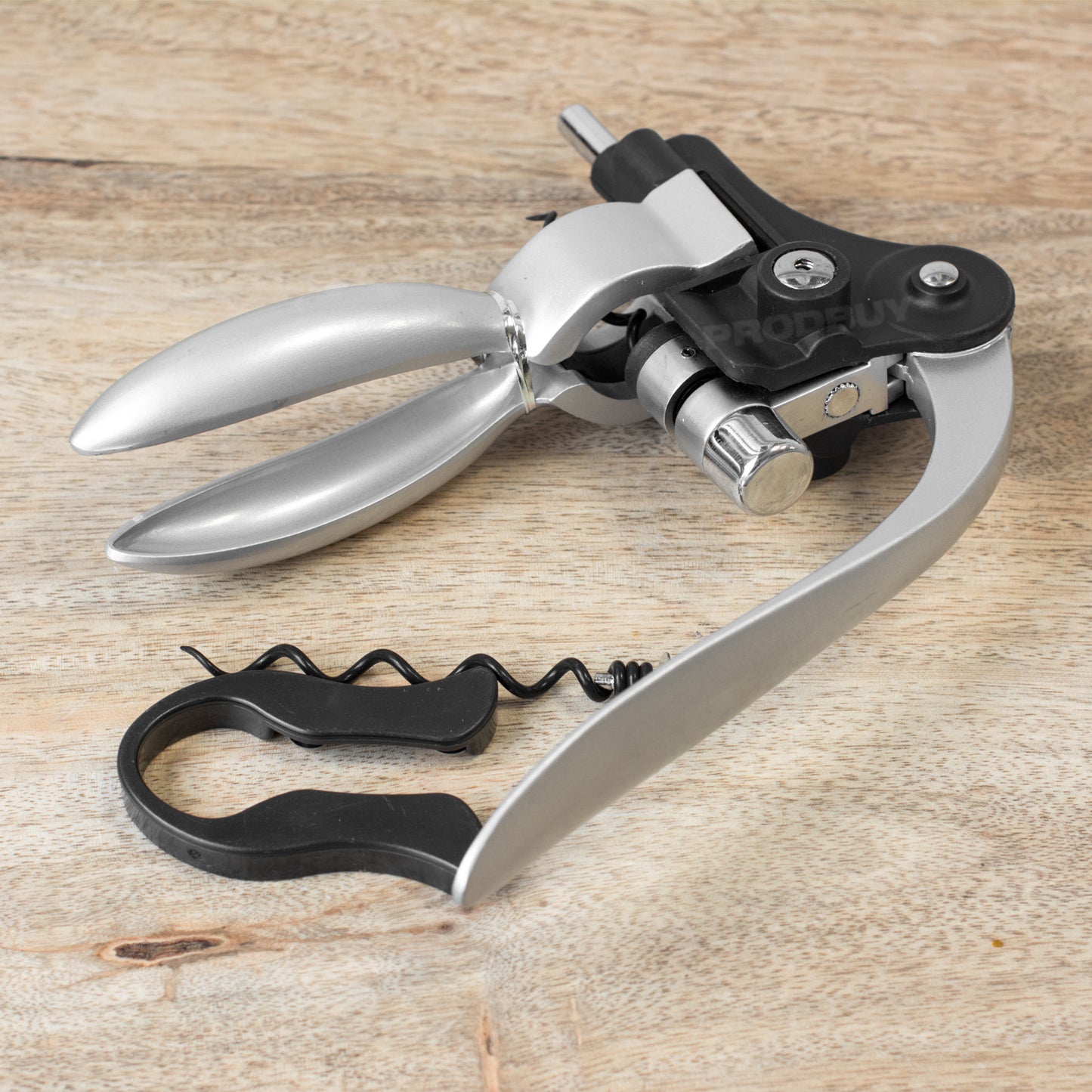 Corkscrew Wine Bottle Opener Lever Action Rabbit Bunny Waiters Friend Bar Gift