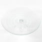 27cm Round Glass Cake Stand Serving Plate on Plinth