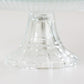 27cm Round Glass Cake Stand Serving Plate on Plinth