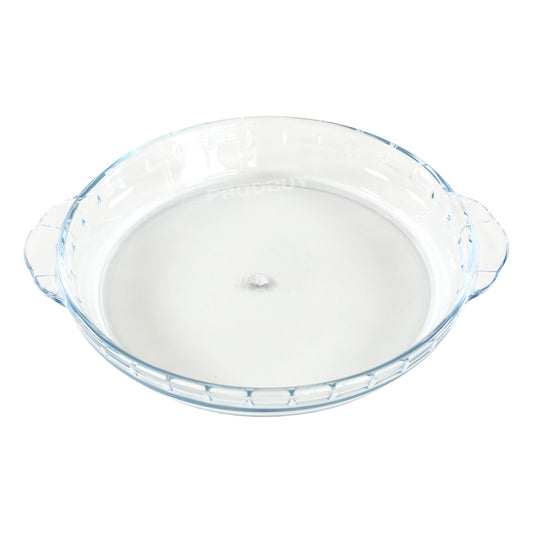 Small Glass Round Oven Pie Dish Tray Individual Single Portion Baking Cookware