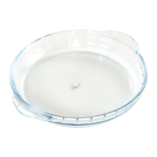 Small Glass Round Oven Pie Dish Tray Individual Single Portion Baking Cookware