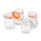 Small 70ml 'Old Fashioned' Glass Clip Top Storage Jars