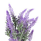 Indoor Artificial Lavender House Plant Rattan Style Resin Pot