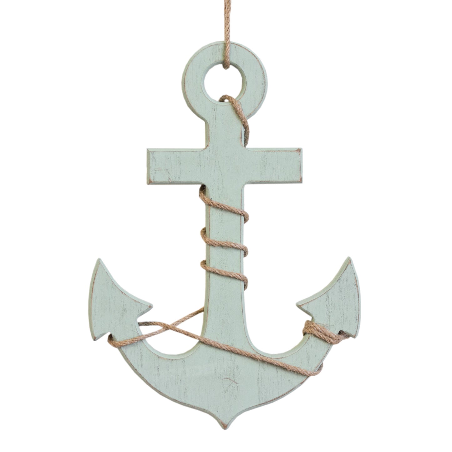 Wooden Rope Hanging Anchor Home Decoration Wall Art