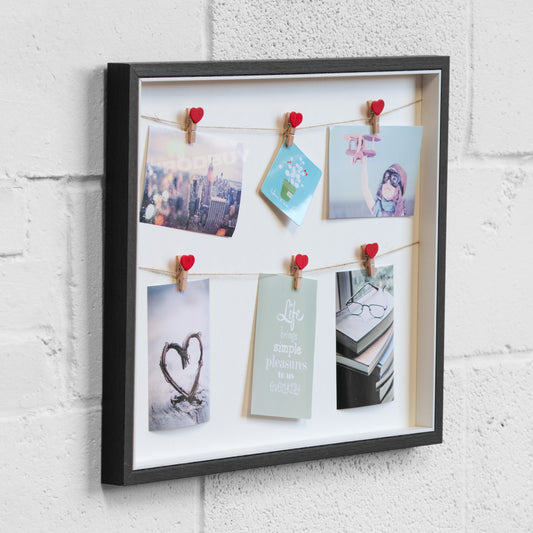 Black 6 Photo Wall Multi Picture Frame