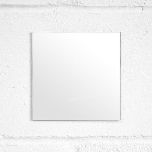 Set of 8 Square 6" Glass Mirror Wall Tiles