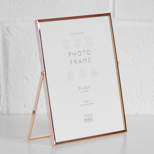 Standing 10x8" Copper Photo Frame