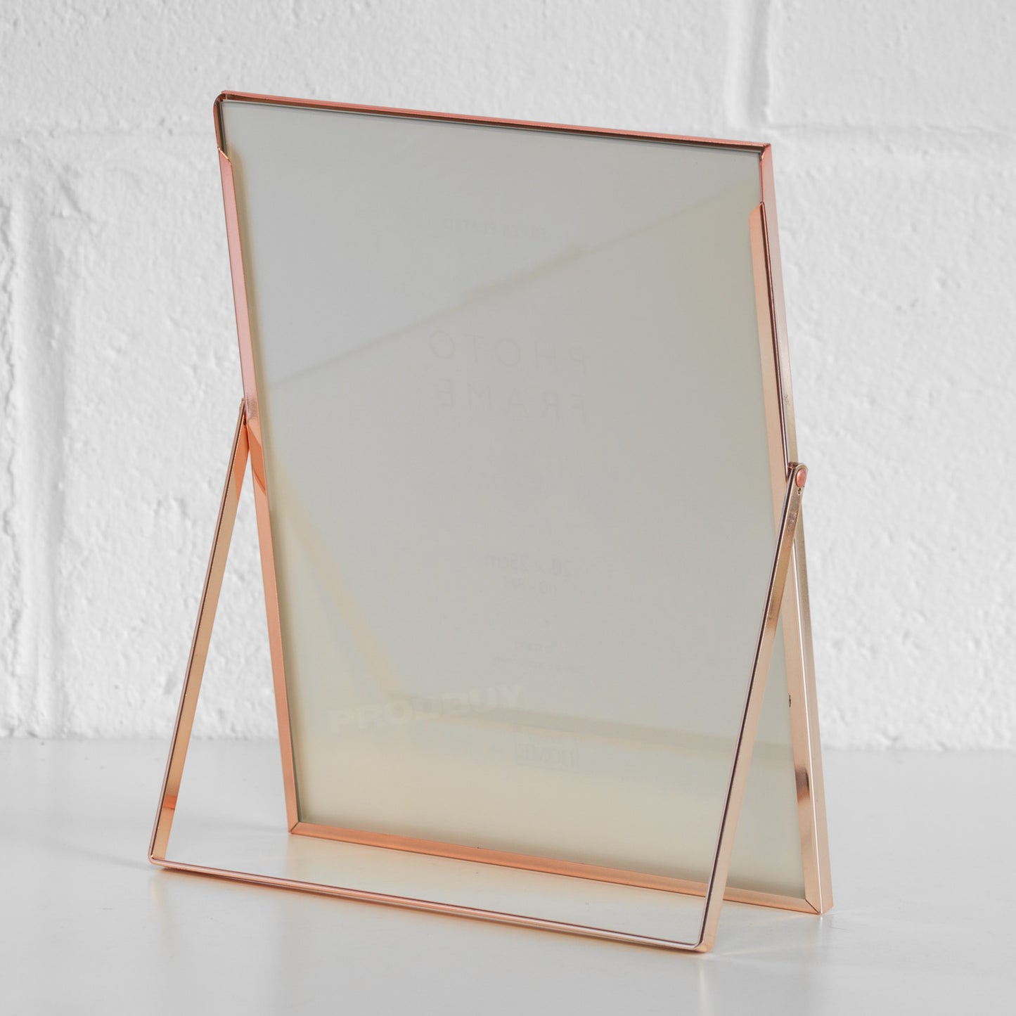 Standing 10x8" Copper Photo Frame