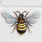 Pack of 3 Metal Bee Wall Art Decorations