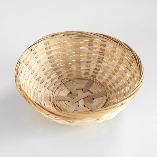 Round Bread Baskets Gift Hamper Fruit Bowls Wicker Shop Displays Serving