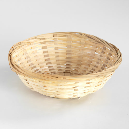 Round Bread Baskets Gift Hamper Fruit Bowls Wicker Shop Displays Serving