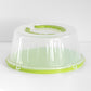 Round Cake Carrier with Clip on Lid Cover 33cm