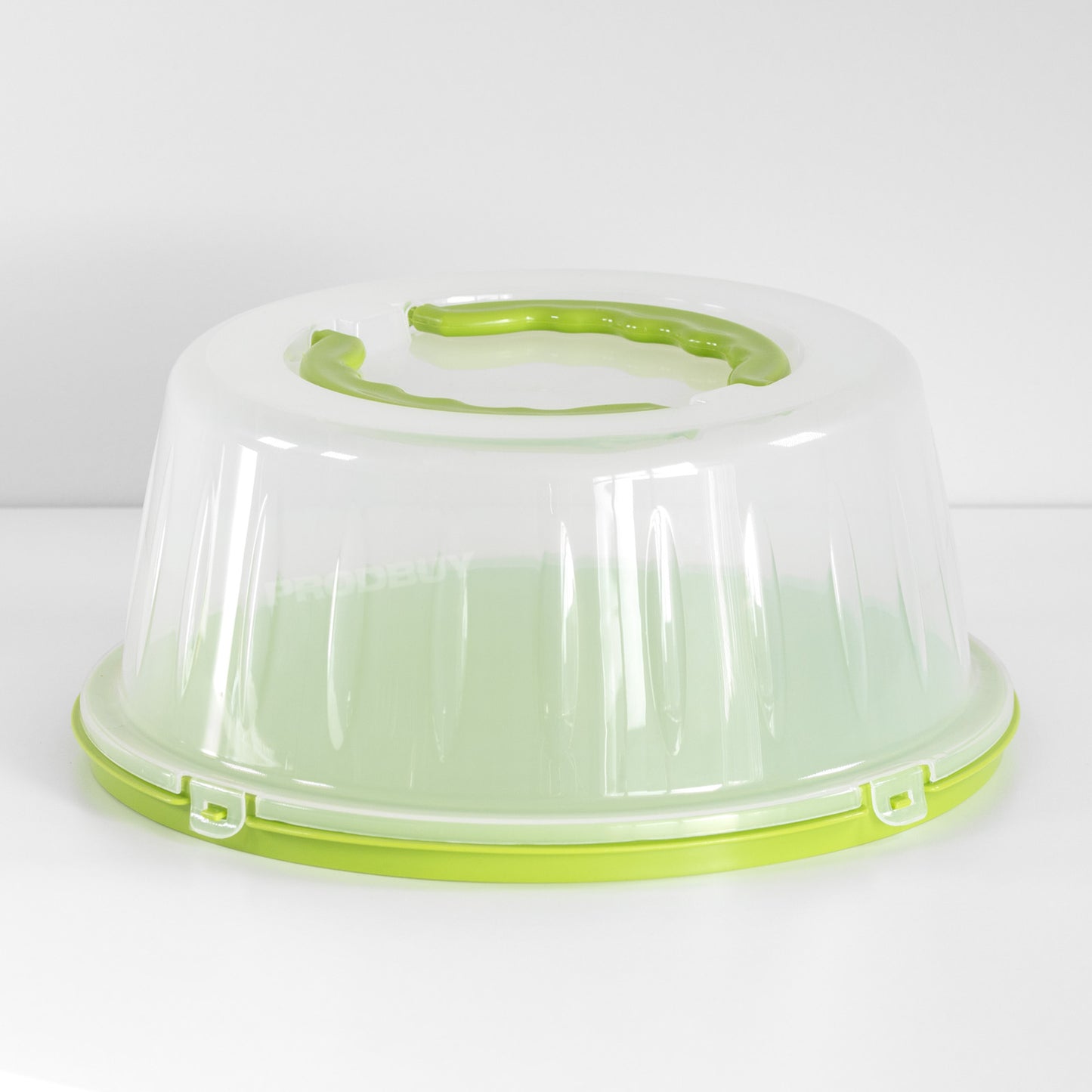 Round Cake Carrier with Clip on Lid Cover 33cm