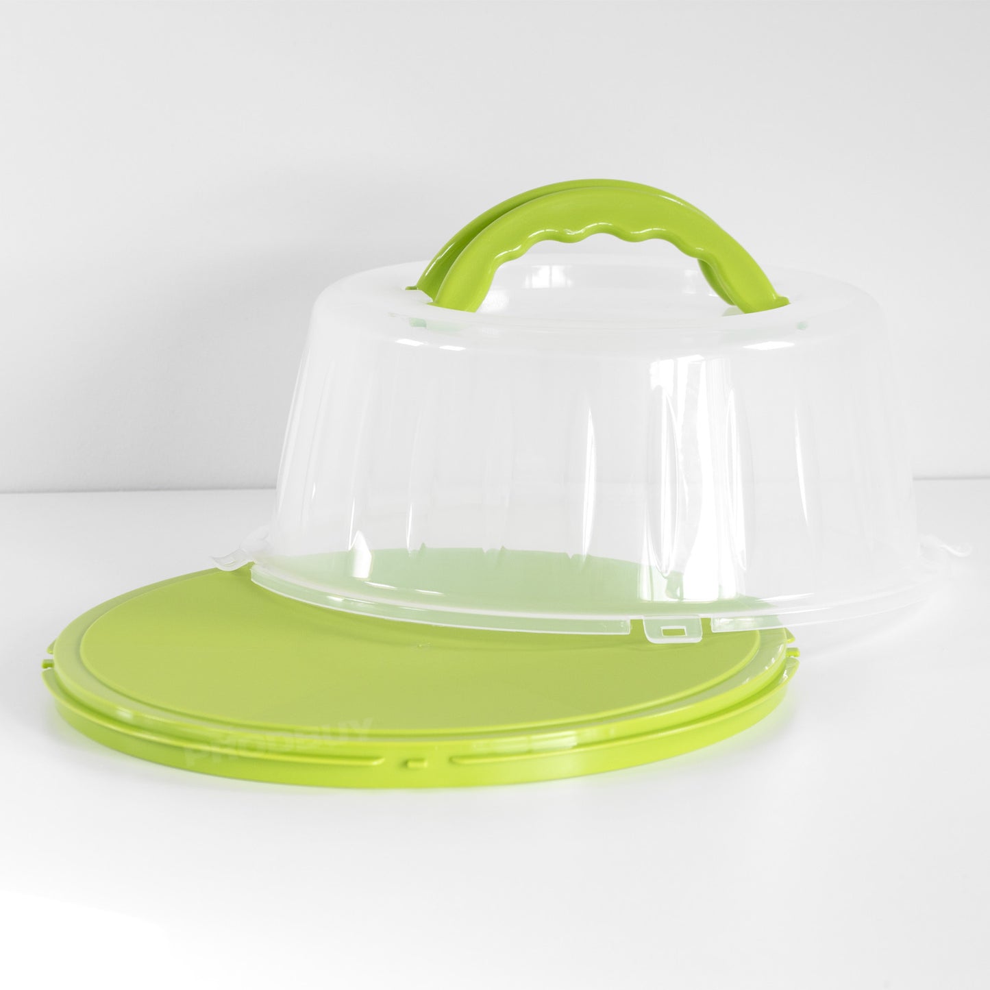 33.2cm Round Cake Carrier with Clip on Lid Cover