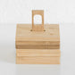 Set of 6 Bamboo Drinks Coasters with Holder