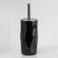 Geometric Glazed Toilet Cleaning Brush and Holder Set Bathroom Accessories