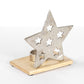 Free-standing Metal Star Tealight Candle Holder