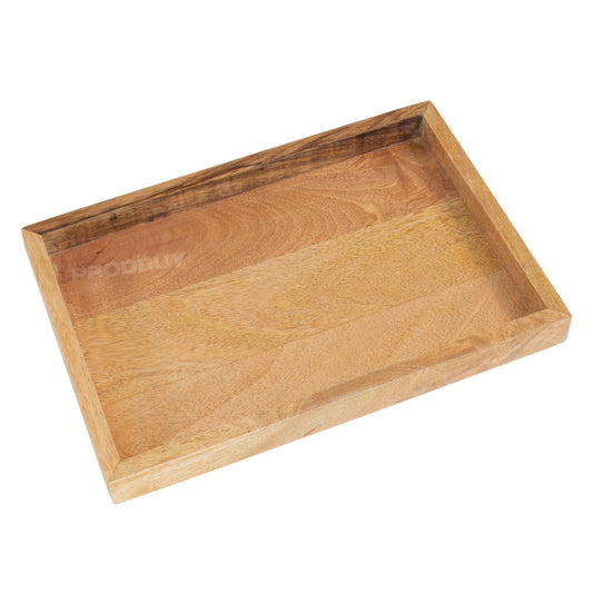 Decorative 28cm Wooden Candle Holder Tray