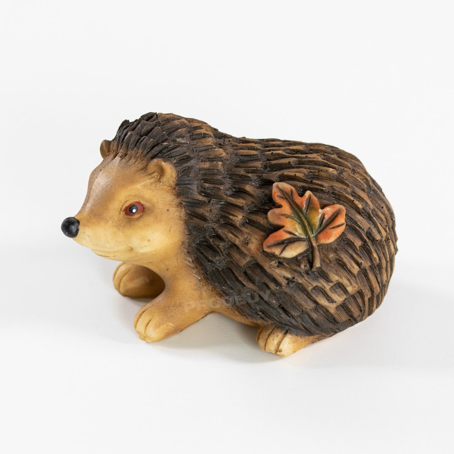 Set of 2 Small Resin Hedgehog Garden Ornaments