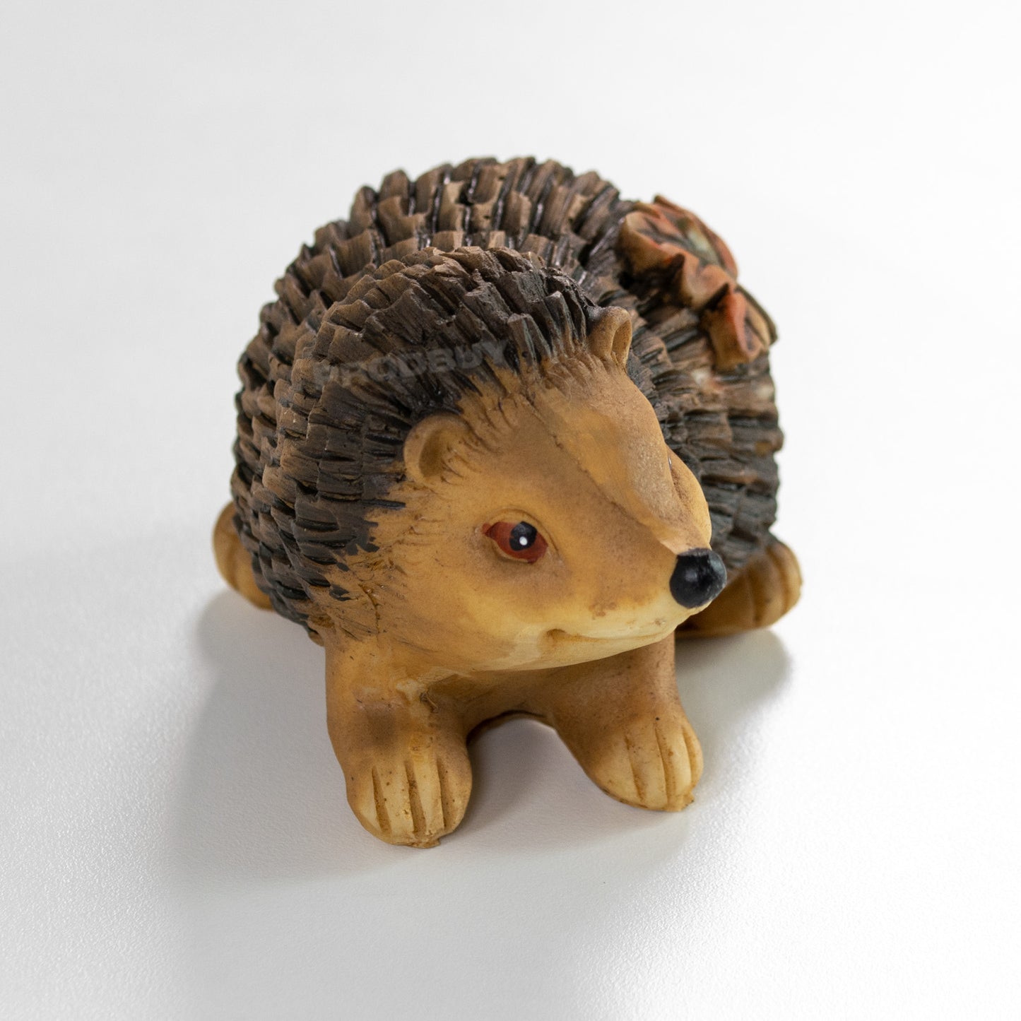 Set of 2 Small Resin Hedgehog Garden Ornaments