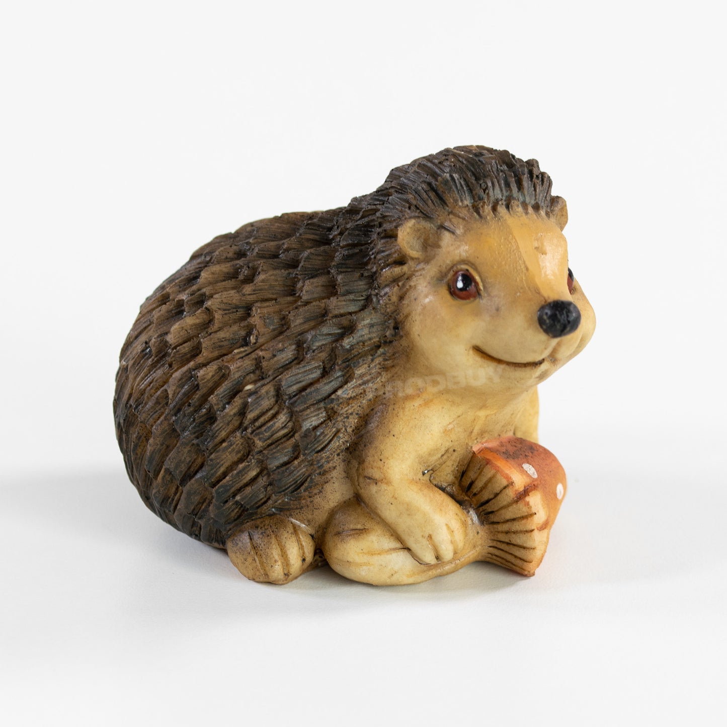 Set of 2 Small Resin Hedgehog Garden Ornaments