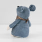 Cute Polyester Ribbed Fabric Animal Door Stop