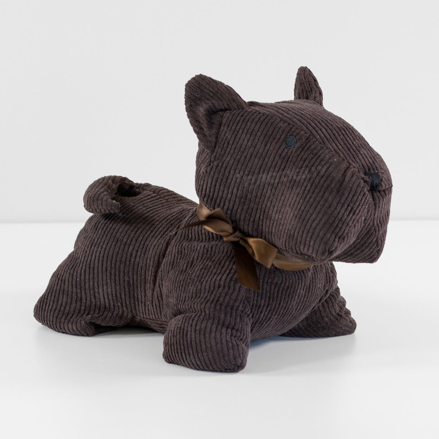 Cute Polyester Ribbed Fabric Animal Door Stop