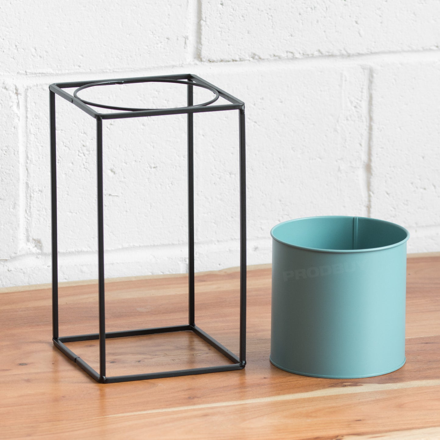 Standing Plant Pot Cover with Metal Frame