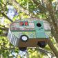 'Happy Camper' Tree Hanging Caravan Bird House