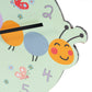 Cute Nursery Insects 26cm Wall Clock