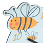 Cute Nursery Insects 26cm Wall Clock