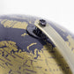 Large Blue and Gold Rotating Globe Decoration